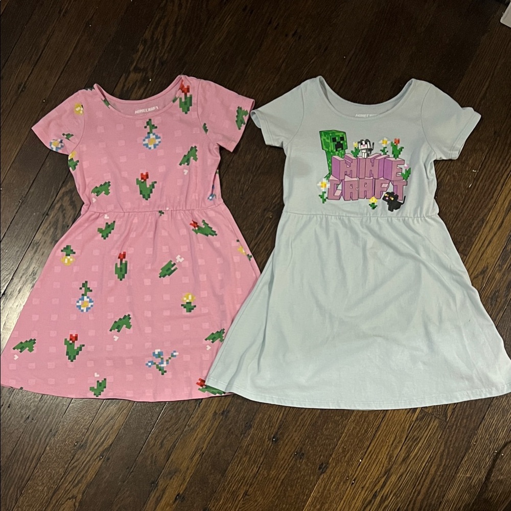 2 pack, Girls Minecraft dress, size small